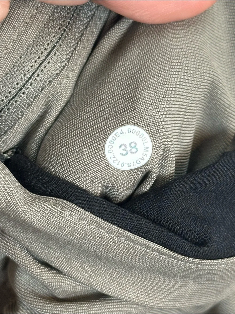 Lululemon Men’s ABC 5-Pocket Pants Size 38 Gray Green Stretch Technical Casual